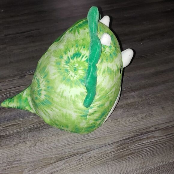 Squishmallows Rocio triceratops green tie dye Official Kellytoy  8" Soft Plush - Picture 4 of 8